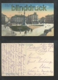 LEMBERG farb-AK Maryacki-Platz und Mickiewicz-Denkmal 1916 Feldpost (a2125)