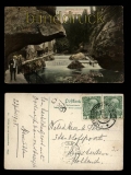 Edmundsklamm am Hohl farb-AK Bhm. Schweiz 1908 (a0962)