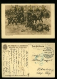 dt Feldpost 1. WK sw-AK Reitergefecht 1916 (d0029)