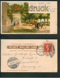 Brooklyn farb-AK Entrance to Ocean Parkway-Prospect Park 1902 (a0899)