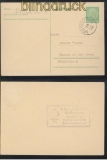 dt. Reich NEUTITSCHEIM Schlesisch-Mhren Not-Stempel auf Blanko-Postkarte 1938 (45310)