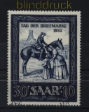 Saarland Mi # 316 gestempelt Tag der Briefmarke 1952 (33343)
