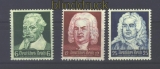 dt. Reich Mi # 573/75 postfrisch Schtz Bach Hn(16565)