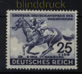 dt. Reich Mi # 814 postfrisch Deutsches Derby 1942 (32197)