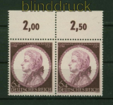 dt. Reich Mi # 810 II postfrisch Plattenfehler (42350)