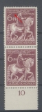 dt. Reich Mi # 907 VI postfrisch im senkrechten Paar Plattenfehler (44839)