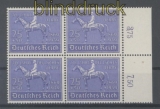 dt. Reich Mi # 698 postfrischer 4er-Block Deutsches Derby 1939 (43364)