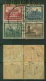 dt. Reich Mi # 446/49 Herzstck aus Block 1 Sonderstempel geprft Schlegel BPP (41489)