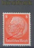 dt. Reich Mi # 485 I  postfrisch Plattenfehler (45099)