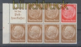 dt. Reich Heftchenblatt Mi # 94 B Hindenburg 1939 postfrisch (44392)