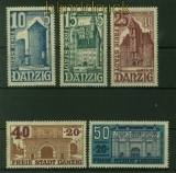 Danzig Mi # 262/66 postfrisch WHW 1936 (42434)