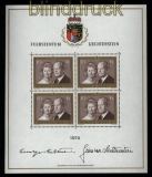 Liechtenstein Mi # 614 postfrischer Kleinbogen (31161)