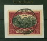 Liechtenstein Mi #   60 A Landschaften gestempelt Briefstck (42476)
