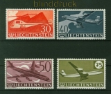Liechtenstein Mi #  391/94 postfrisch Flugpostmarken (42485)