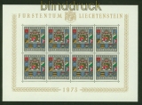 Liechtenstein Mi # 590 I postfrischer Kleinbogen (31160)