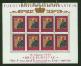 Liechtenstein Mi # 903 postfrischer Kleinbogen (41210)