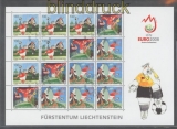 Liechtenstein Mi # 1479/81 gestempelter Zusammendruckbogen (44359)