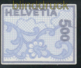 Schweiz Mi # 1726 Stickereimarke postfrisch (43702)