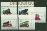 Albanien Mi # 2383/87 postfrisch Eisenbahn (40012)