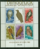 Bulgarien Block 105 Naturschutzjahr postfrisch (42033)