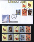 Kosovo Mi # 11/15 postfrisch, gestempelt und FDC (32364)