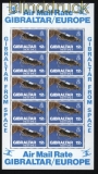 Gibraltar Mi # 371 postfrischer Kleinbogen Gibraltar aus dem Weltraum (31143)