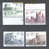 Grobritannien Mi # 1174/77 Freimarken: Britische Burgen postfrisch (30156)