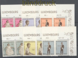 Luxemburg Mi # 649/54 postfrisch Caritas 1961 waagerechte Paare (43317)