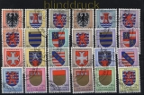 Luxemburg Kantonalwappen 4 gestempelte Ausgaben (33992)