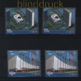 UNO New York 2 x Mi # 1242/43 UNO Gebude postfrisch (29758)