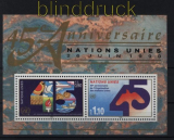 UNO Genf Mi # Block 6 postfrisch 45 Jahre UNO (33097)