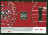 Niederlande Mi # 1928 Silberfolie postfrisch im PTT-Mapje (41987)
