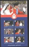 Montserrat Mi # 1556/61 Hochzeit Prinz William + Catherine Middleton postfrischer Kleinbogen (29849)