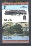 Nevis Mi #  123/124 postfrisch MNH Specimen (21222)
