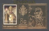 Guyana Mi # 7964 80. Geburtstag von Papst Benedikt postfrisch (29793)
