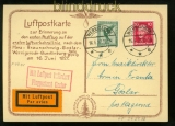 dt. Reich Luftpostkarte Postflug Werningerode - Goslar 1927 (41644)