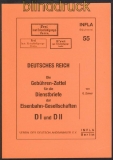 Infla-Berlin Band 55 Die Gebhrenzettel fr die Dienstbriefe D I und D II (70014)
