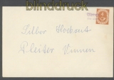 Bund Vinnen �ber S�gel Landpoststempel Ortsdrucksache Vinnen (45701)