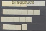 Bund Versuchsrollenmarken postfrisch komplette Garnitur 1000er-Rolle