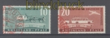 franz. Zone Rheinland-Pfalz Mi # 49/50 gestempelt Sonderstempel Hamburg (45661)