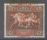dt. Reich Mi # 649 Einzelmarke Blockausgabe Braune Band 1937 postfrisch (45645)