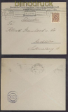 dt. Reich Mi # 208 P EF Auslands-Drucksache Hamburg 31.1.1923 (45732)