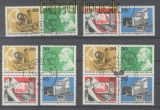 Berlin Mi # 455/58 gestempelt Zusammendrucke aus Block 4 (45693)