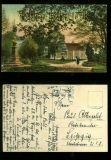 CTHEN in Anh. farb-AK Schlossgarten mit naumann-Denkmal 1920 (d0091)