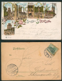 Stendal farb-Litho-AK 6 Ansichten 1902 (d5041)