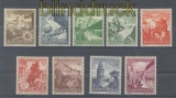dt. Reich Mi # 675/83 postfrisch WHW 1938 Landschaften (45882)