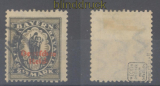 dt. Reich Mi # 133 II gestempelt Steindruck geprft Winkler BPP (45979)