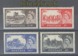 Grobritannien Mi # 278/81 Freimarken Burgen postfrisch (45819)