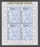 Schweiz Mi # 1726 Stickereimarke Kleinbogen postfrisch (46192)