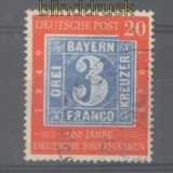 Bund Mi # 114 20 Pfg. 100 Jahre Deutsche Briefmarken gestempelt (28130)